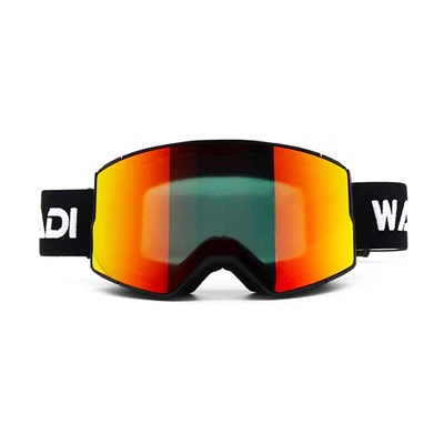 Lelaki goggle ski hitam